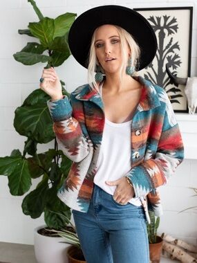 Moon Ryder Aztec Shacket